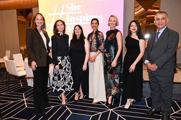 Bianca Lang-Bognar, Sophie-Alexandra Prinzessin von Bayern, Caroline Kent, Preeti Malkani, Angela Nielssen, Zeina Kanawati, Aram Shakerm. Foto: BrauerPhotos/S. Brauer