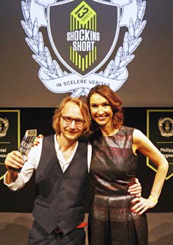 Der Gewinner Michael Podogil und Katharina Behrends