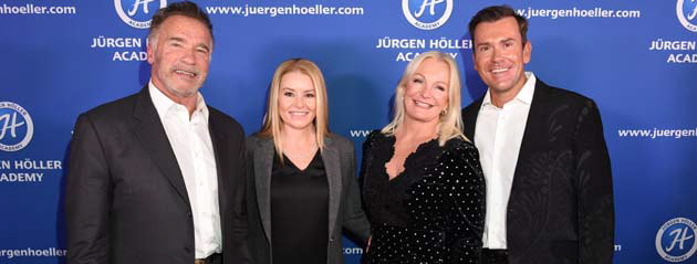 Arnold Schwarzenegger, Heather Milligan, Kerstin und Jrgen Hller