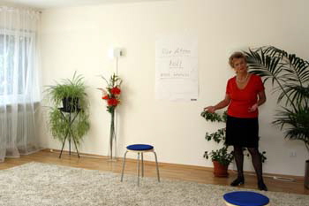 Ingrid Bohn: Durch Atmen zu Wohlbefinden und Bestimmung. Foto: Andrea Pollak Ingrid Bohn: Durch Atmen zu Wohlbefinden und Bestimmung. Foto: Andrea Pollak