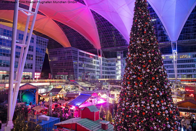 Winterliches Wunderland am Mnchner Flughafen. Foto: Alex Tino Friedel/Flughafen Mnchen GmbH