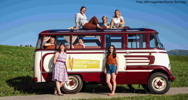 Die "Landfrauenkche" ist wieder da - mit neuen Folgen. Foto: BR/megaherz/Moritz Sonntag