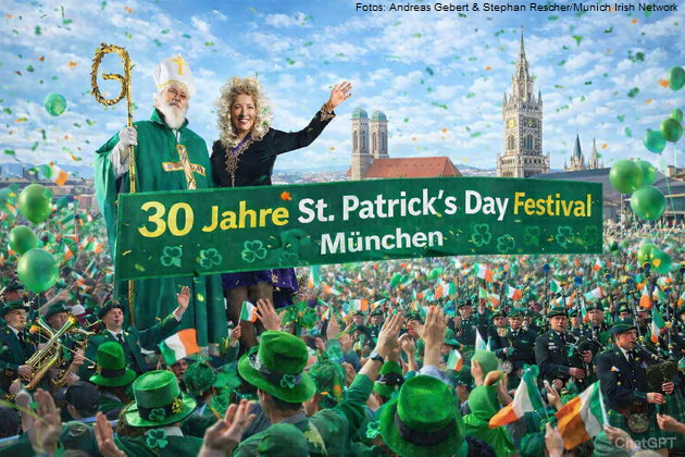 30 Jahre St. Patrick�s Day Festival in M�nchen. Fotos: Andreas Gebert & Stephan Rescher/Munich Irish Network