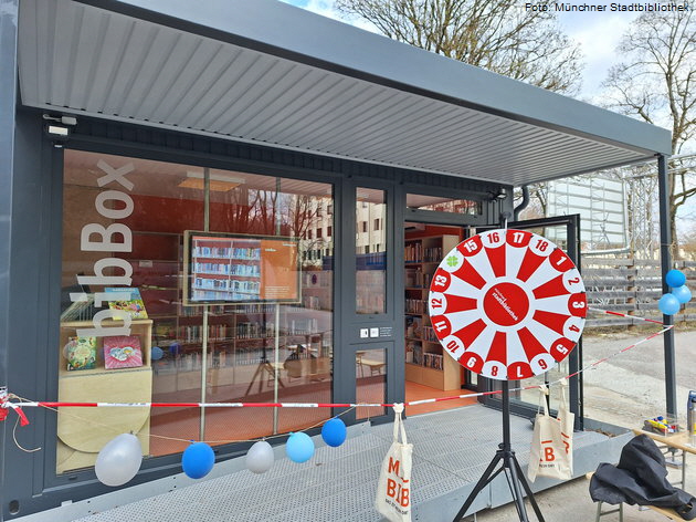Er�ffnung der bibBox in Harlaching. Foto: M�nchner Stadtbibliothek
