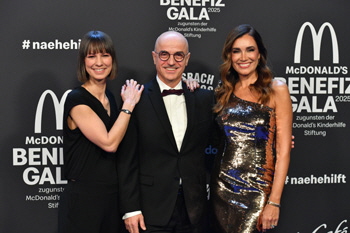 Christina Stuermer, Mario Federico (McDonald's Vorstandsvorsitzender), Jana Ina Zarella