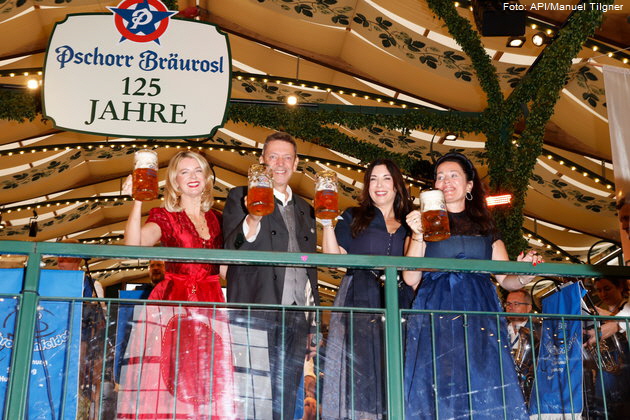 Franziska Reichert, Peter Reichert, Alexandra Polzin, Michaela Aschberger. Foto: API/Manuel Tilgner